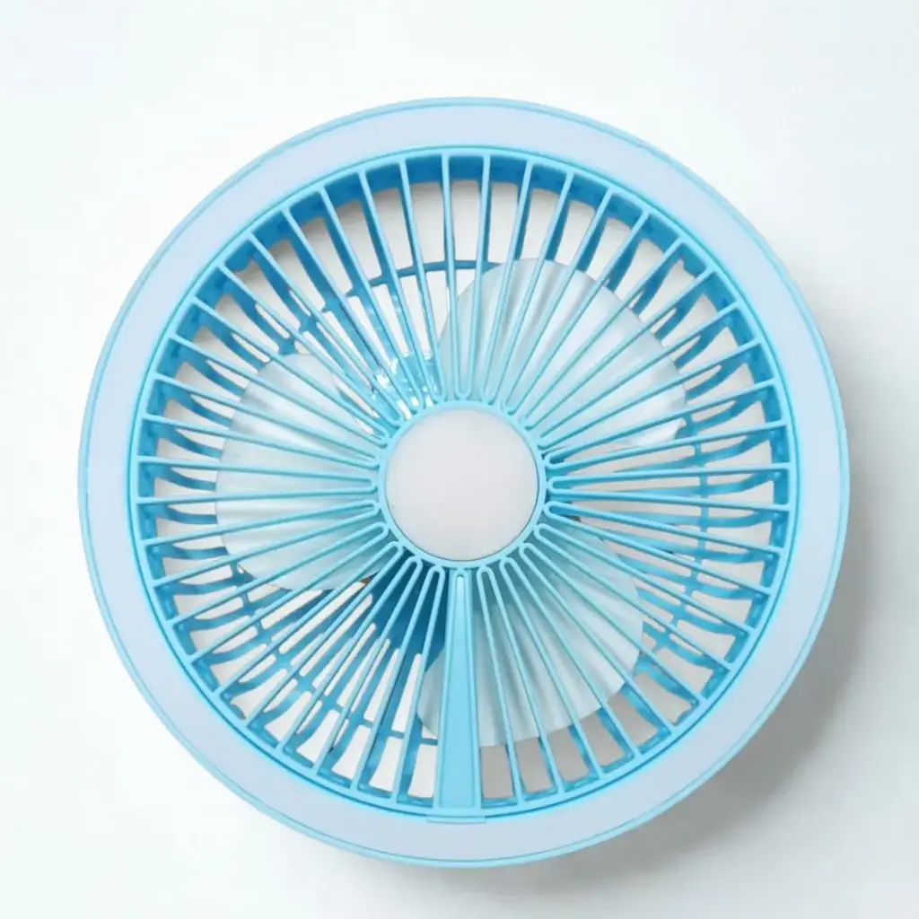 Table Camping Lamp Colorful Fan JD-F11