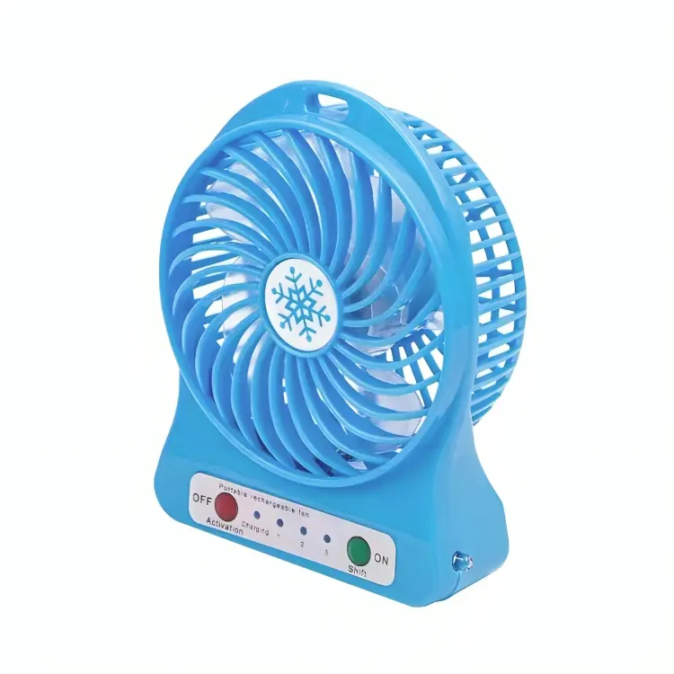 مروحة محمولة متعددة الوظائف قابلة لإعادة الشحن