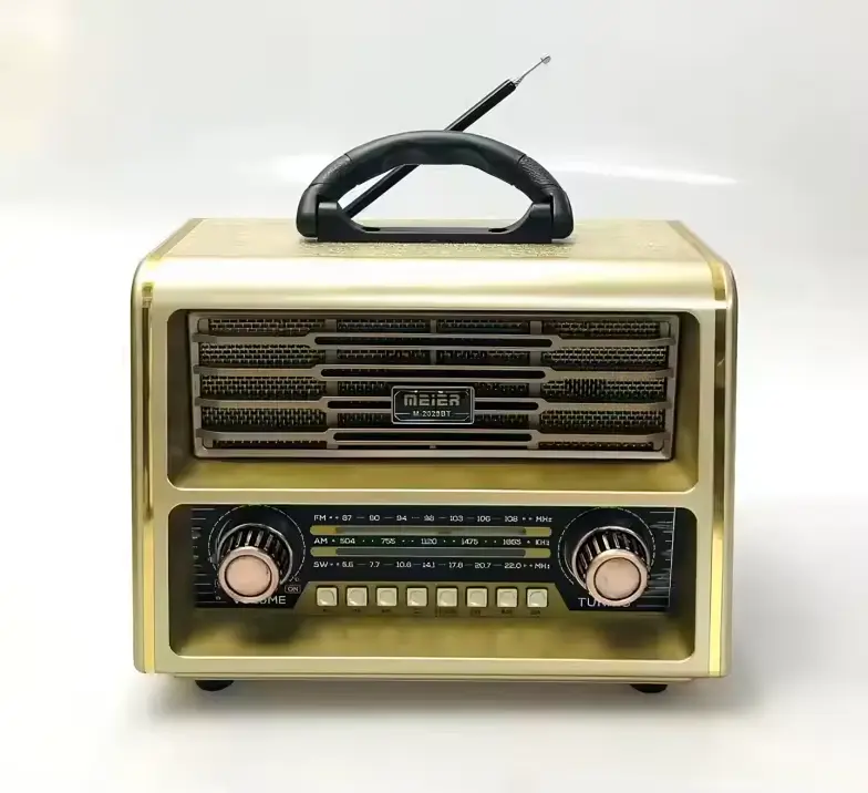 M-2030BT Vintage Radio Retro Bt Speaker Wooden Fm 