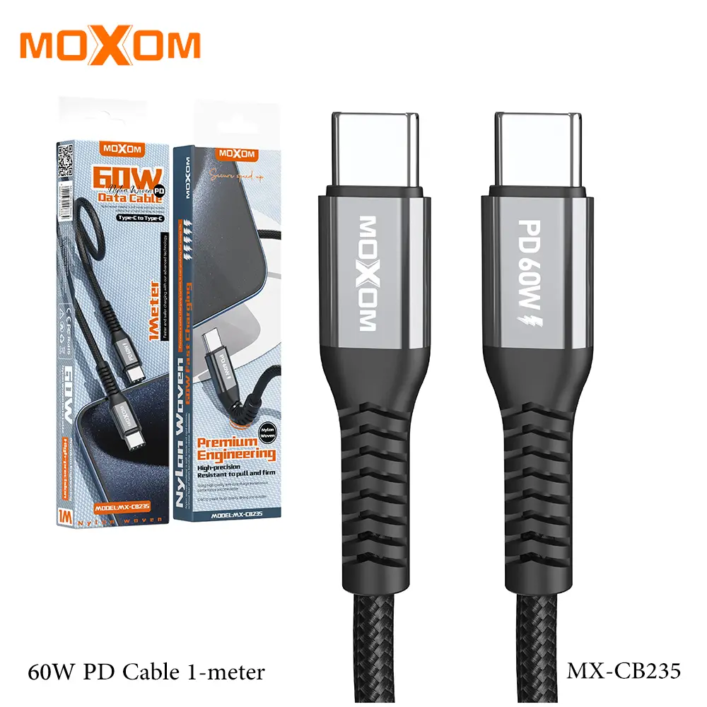 MOXOM Data Cable 36W PD MX-CB258 (Black)