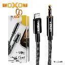 كابل MOXOM AUX Lightning إلى 3.5 مم (أسود)