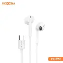 MOXOM MX-EP53 Earphone Type-C Connecter (White)