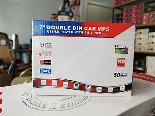 Double Din Car MP5 Player With FM Tuner 7"