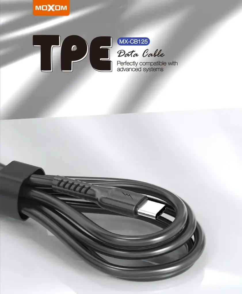 كابل بيانات MOXOM TPE MX-CB125