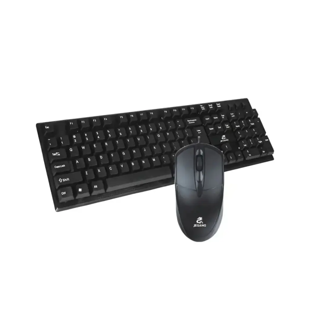 JEQANG JK-1905 Combo Wired Business Keyboard & Mouse Set 