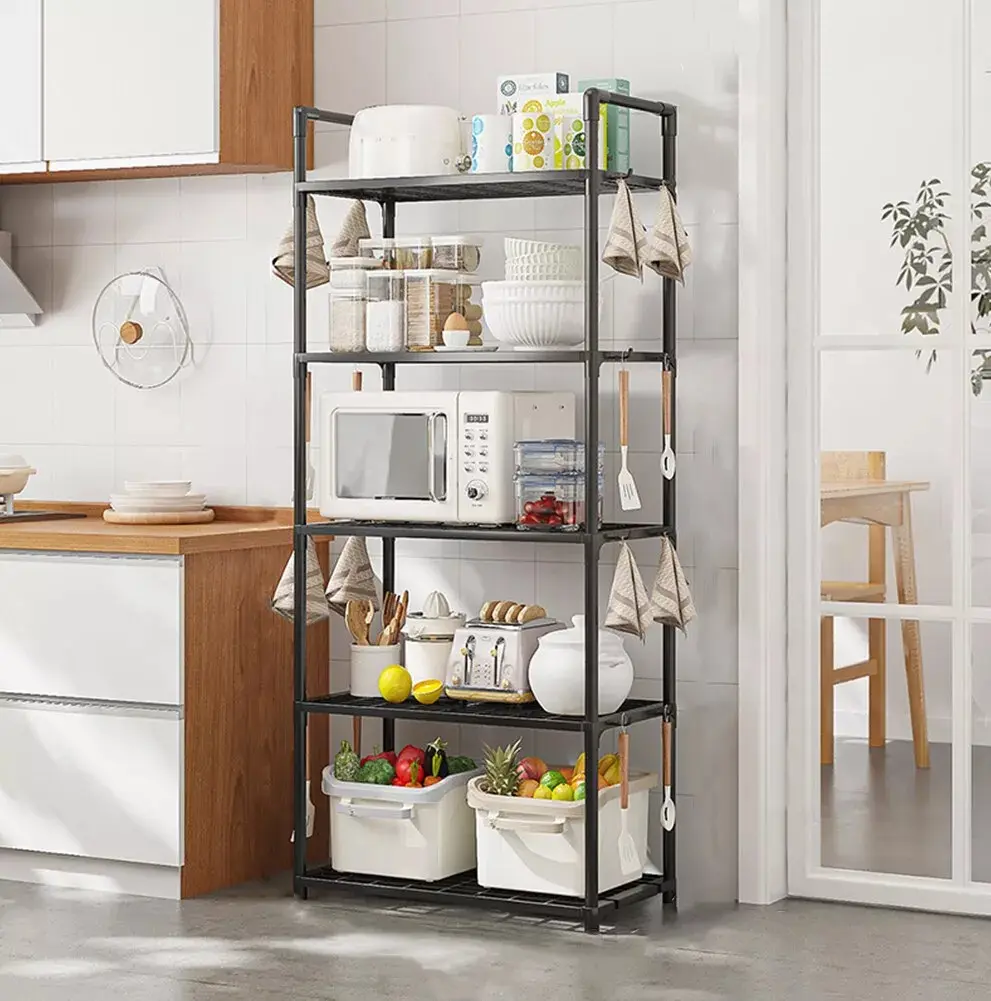 5-Tier Storage Shelves Adjustable 7723