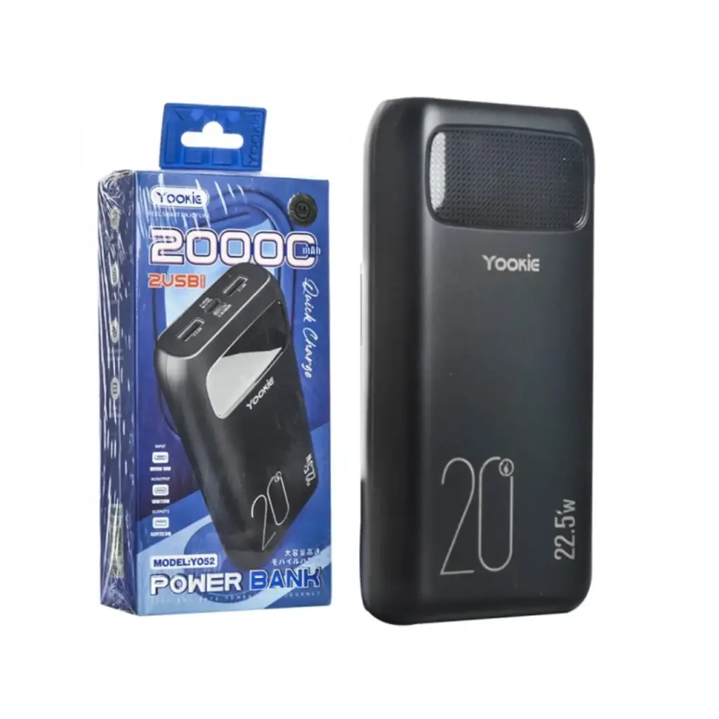 باور بانك يوكي 20,000 مللي أمبير YO52