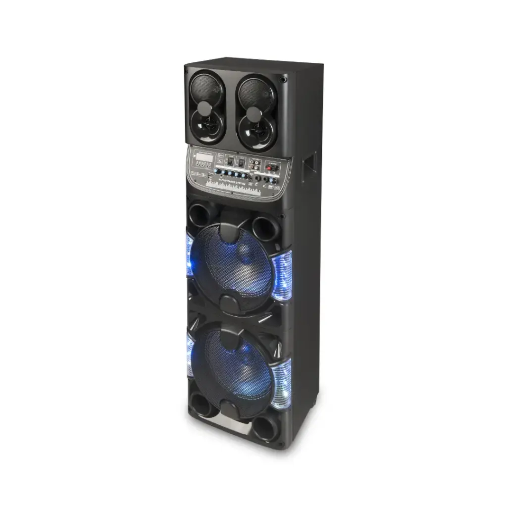 AO-1021 مكبر صوت للحفلات الخارجية وصندوق الصوت ونظام مكبر صوت الكاريوكي ومكبر صوت BT