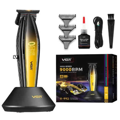 VGR V-992 Professional Hair Trimmer for Men Versatile Cordless Zero