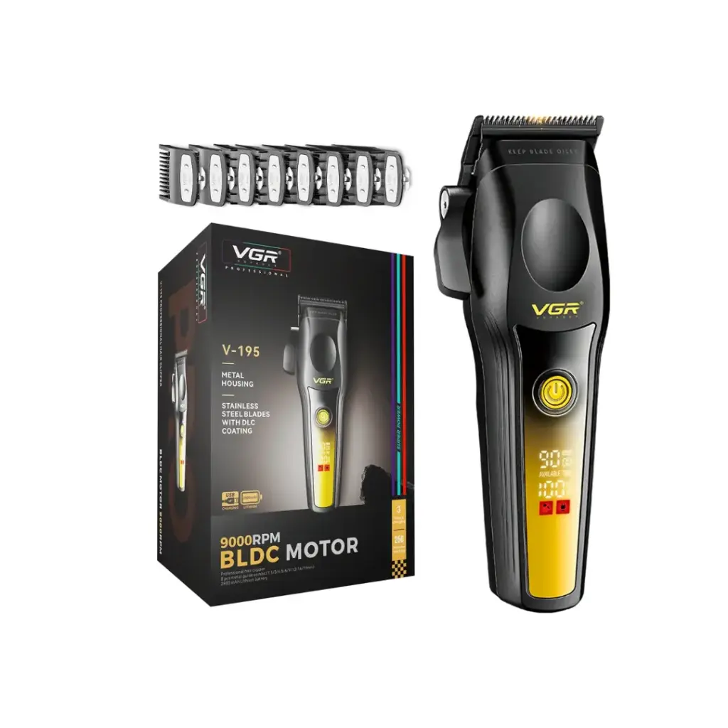 VGR V-195 Professional Hair Clipper Shaver For Men