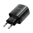 شاحن سفر هافيت UC303 بقوة 30 واط، أسود