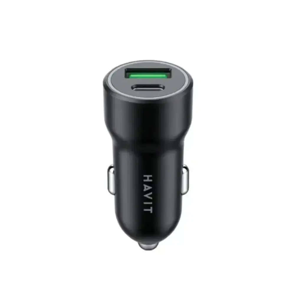 شاحن سيارة سريع Havit CC2014 60 واط PD ثنائي USB-C