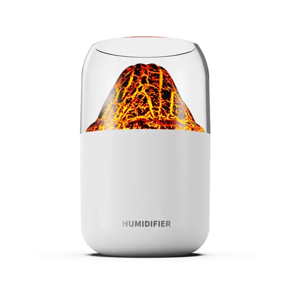  Volcano Humidifier Colorful Ambient Light Oil Diffuser