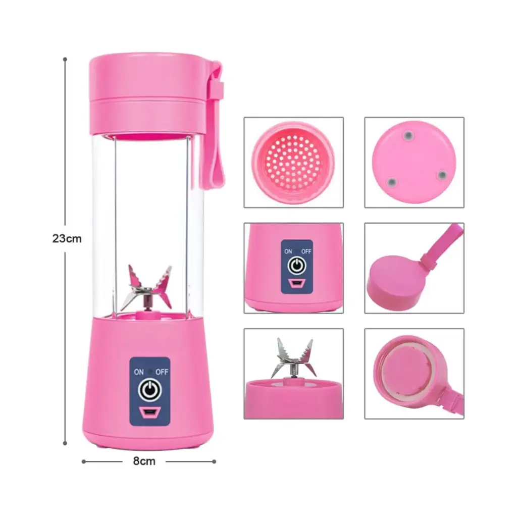 Portable And Rechargeable Battery Juice Blender 