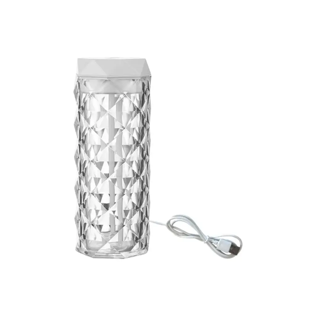 ضوء كريستال ملون RGB مع مرطب