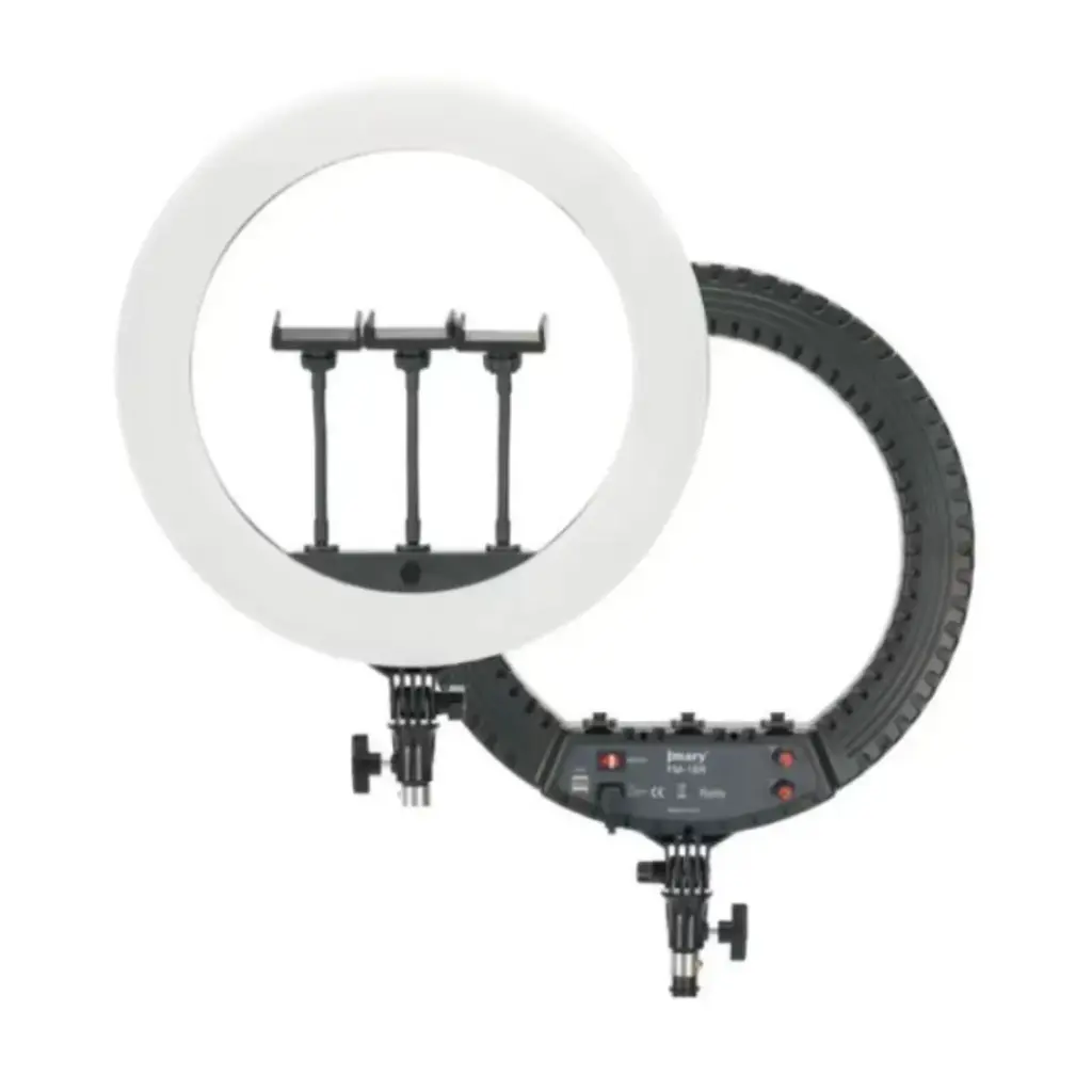 Jmary FM-18R 18" Ring Light | 112 LEDs, Stepless Dimming & Remote Control