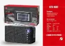 KTS-1632 Solar Powered Portable Bt Wireless Speaker 