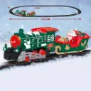 Electric Light Music Christmas Rail Train 6324