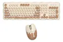 Mofii Ice Cream Wireless Keyboard & Mouse Milk Tea Qwerty