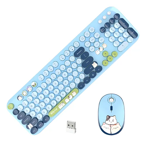 Mofii Silly Cat Wireless Keyboard & Mouse Set