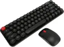 Mofii IDOU Wireless Keyboard Mouse Combo, 2.4G 68 Retro Silent Keys 