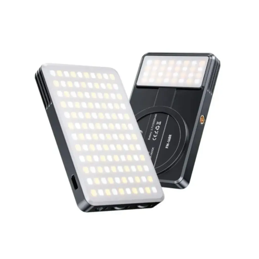 Jmary FM-168R MagSafe 10W Portable LED Video Fill Light | 160 LEDs | Adjustable CCT Mode