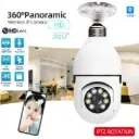 V380 PRO E27 360 Degree LED Light 1080P Wireless Panoramic Home Security WiFi Camera 
