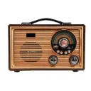 Raiseng R-9022Btl 9022Bt Portable Vintage Bom Box Analogica Am Fm Sw 3 Band Wood Radio With Transformer 
