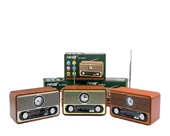 NNS NS-6698BT Portable Wireless Time Watch Speaker Vintage