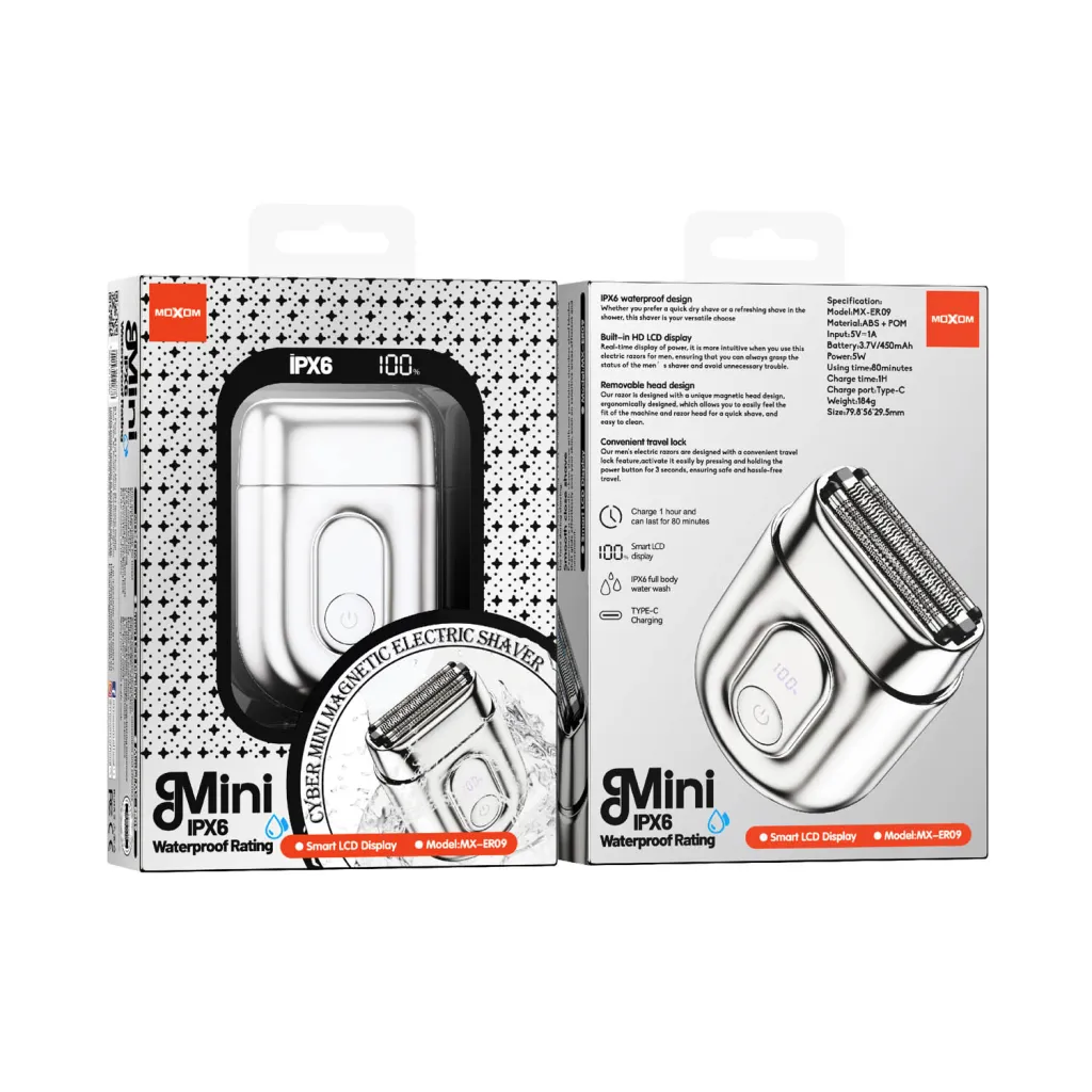 Moxom MX-ER09 Cyber Mini Magnetic Electric Shaver