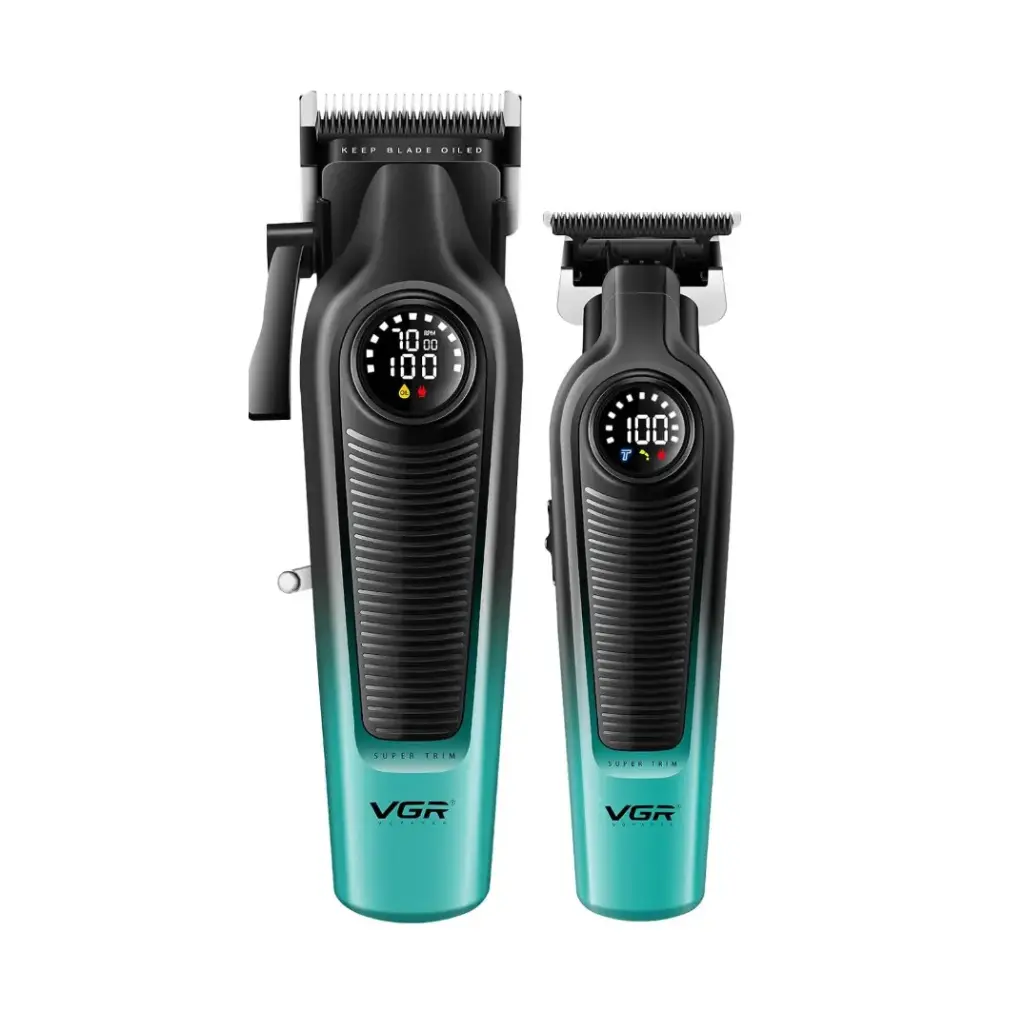 VGR V-196 & V-996 Professional Hair Clippers for Men | Dual Speed, Ceramic + Stainless Steel Blades