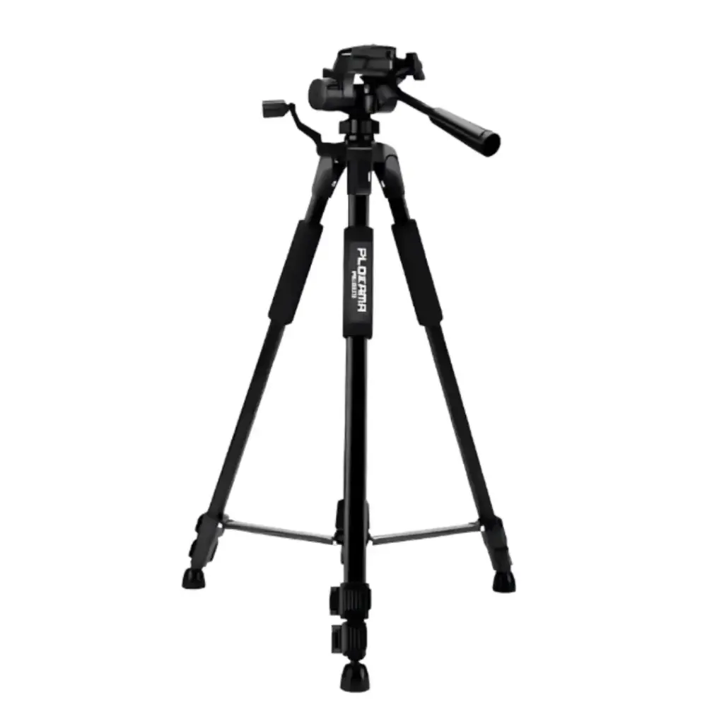 Plokama PK-9950 Professional 1500mm Camera & Mobile Phone Tripod Stand with Pan-Tilt Head