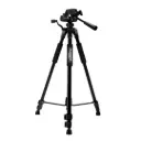 Plokama PK-9950 Professional 1500mm Camera & Mobile Phone Tripod Stand with Pan-Tilt Head
