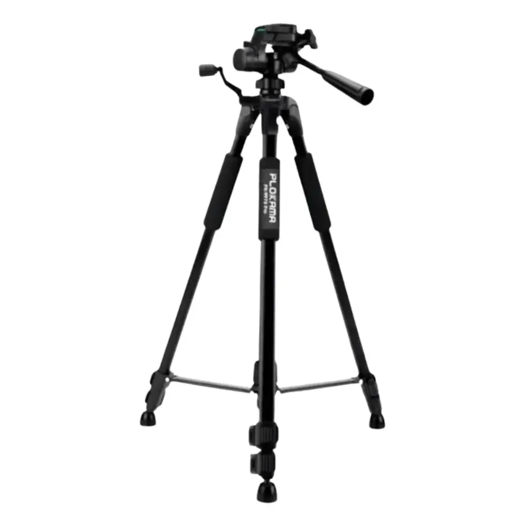 PLOKAMA PK-9970 180cm Tall Tripod Stand with 360° Rotating Head & Bluetooth Remote