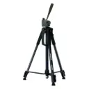 PLOKAMA PK-9990 180cm Professional Adjustable Aluminum Tripod Stand with 3-Way Pan Head & Phone Holder