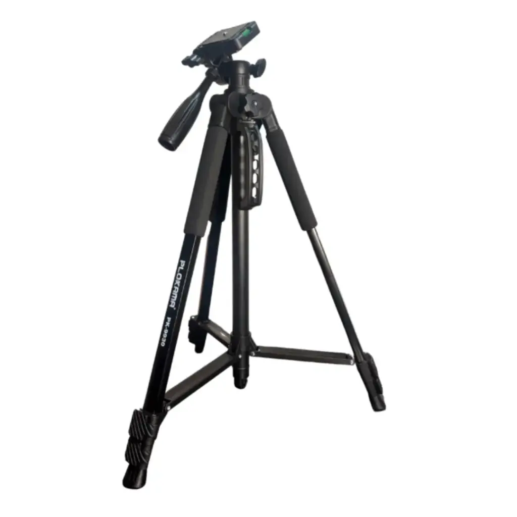 Plokama PK-9930 150cm Professional Tripod Stand for Cameras & Mobile Phones with 3-Way Pan Head