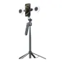 PLOKAMA AUTO-A7 Pro AI Smart Tracking Tripod & 1.8m Selfie Stick with LED Fill Light