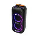 Meirende MRD‑612 Portable Bluetooth Party Speaker with Dual 6.5″ Drivers, Wireless Mic & RGB Lights
