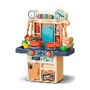 Cooking toys Electric Water Function Cooking Table Mini Spraying Kitchen Toy Set 