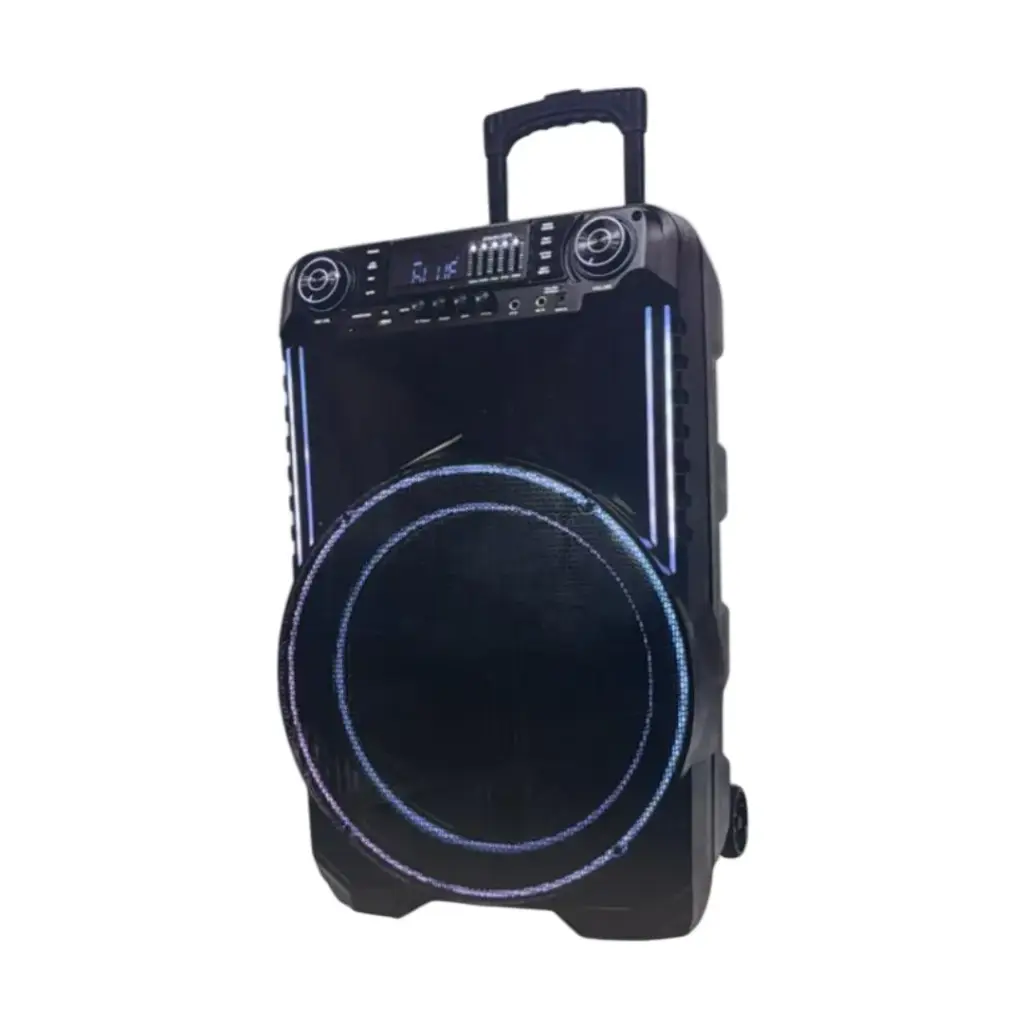 Meirende MRD-303 15" Portable Party Speaker with 2 Wireless Microphones + Remote Control