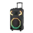 Meirende MRD‑1201 Portable 12″ Bluetooth Karaoke Speaker with Trolley Design, Wireless Mic & LED Lights