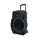 Meirende 18 Inch Professional Battery Speaker System with LED Ring Light and Trolley Handle
