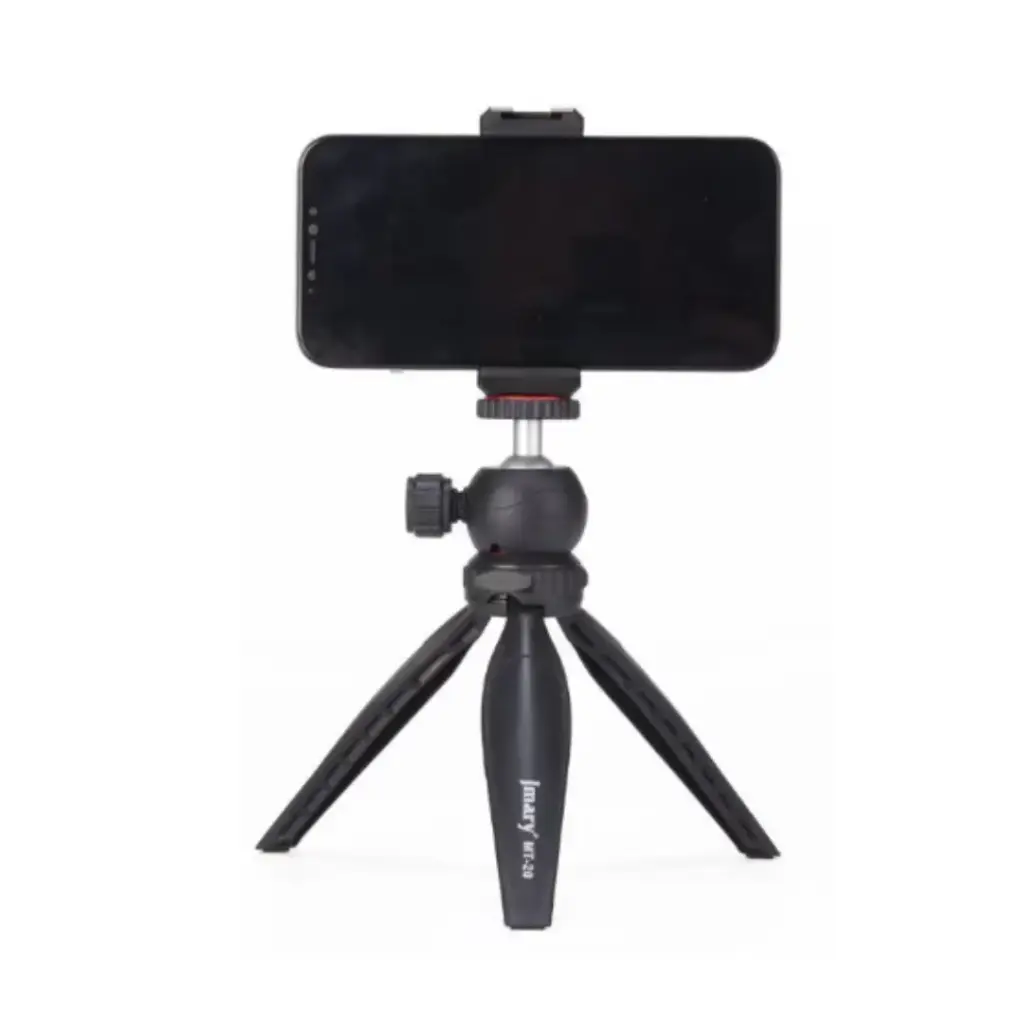 Jmary MT-20 Mini Tripod | Compact 2-Level Adjustable Stand for Mobile & DSLR