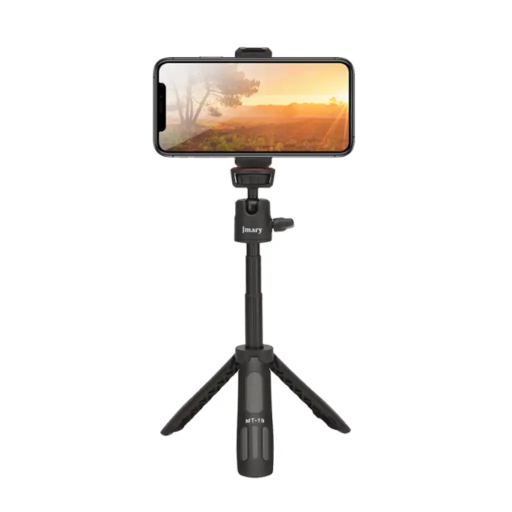 Jmary MT-19 Mini Tripod | Portable Table-Top Stand for Mobile & Cameras