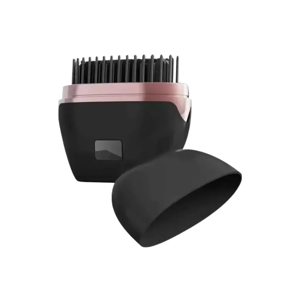 Mini Cordless Hair Straightener Comb | Travel-Size Ionic Brush with Anti-Scald Teeth & Auto Power-Off