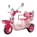 Rechargeable Kids 3-Wheel Electric Ride-On Motorcycle – Ribbon Racer (Ages 2–6)