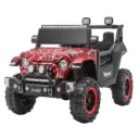 Jeep Wrangler Spider Edition Kids Ride-On Car – 12V Battery, 4 Motors, LED Lights & Music
