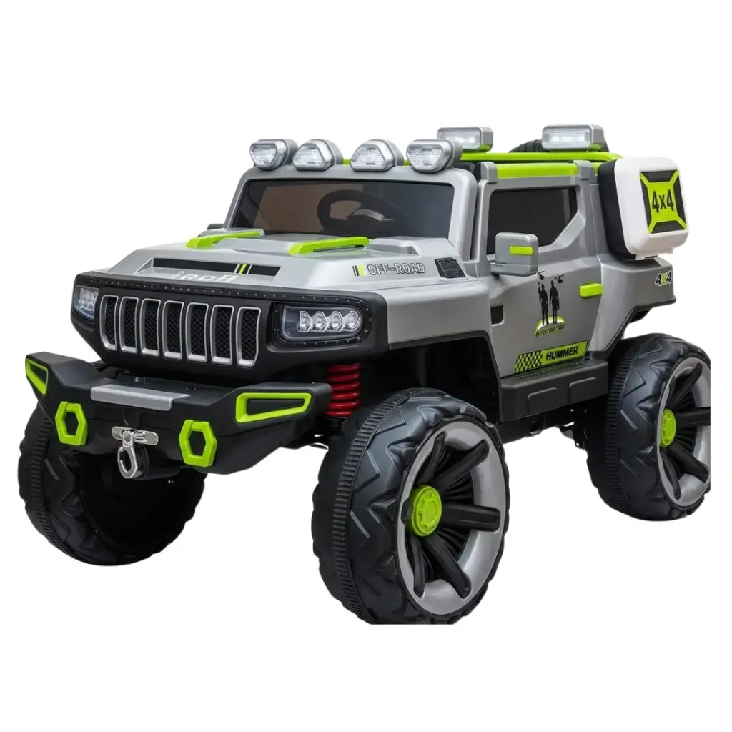 Kids Ride-On Jeep – 12V/24V Battery, Remote Control, LED Lights & Music (Ages 3–8)