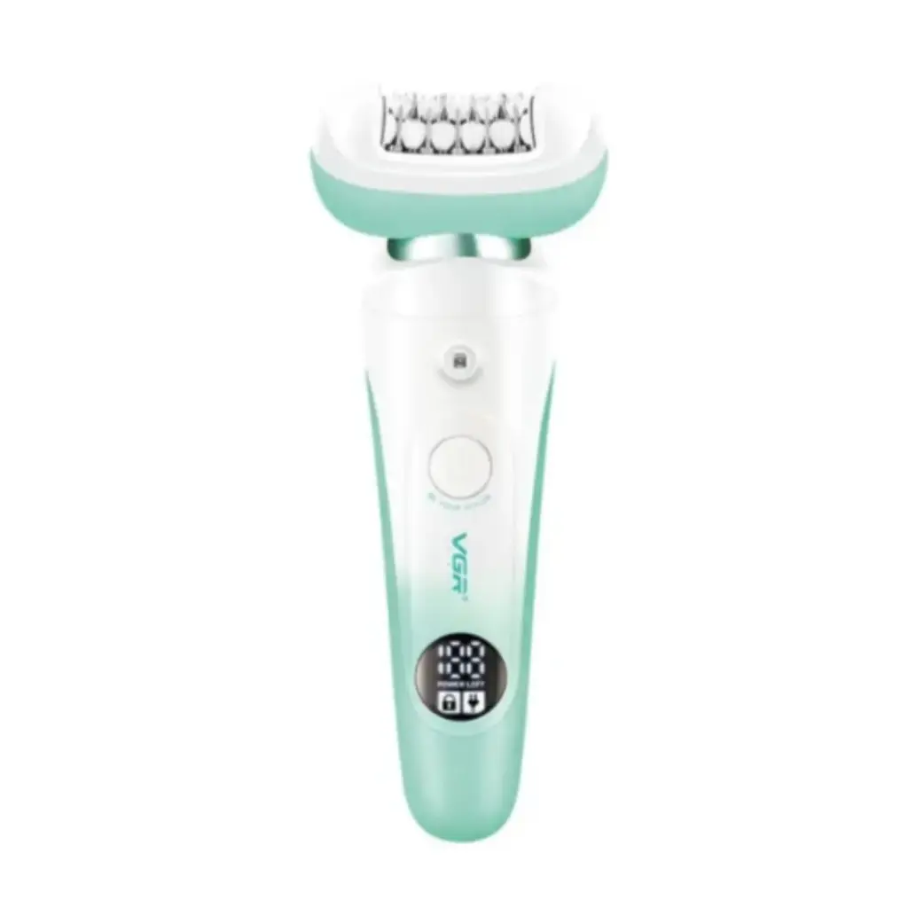 VGR V‑750 | Professional 5‑in‑1 Lady Epilator | Waterproof, LED Display, USB Charging