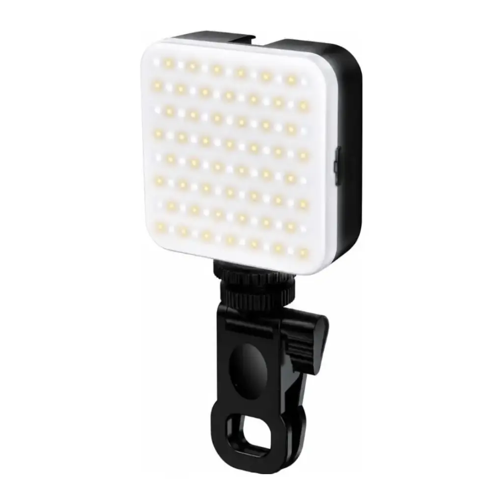 Plokama D80 Rechargeable LED Fill Light with Phone Clip & Type-C Charging